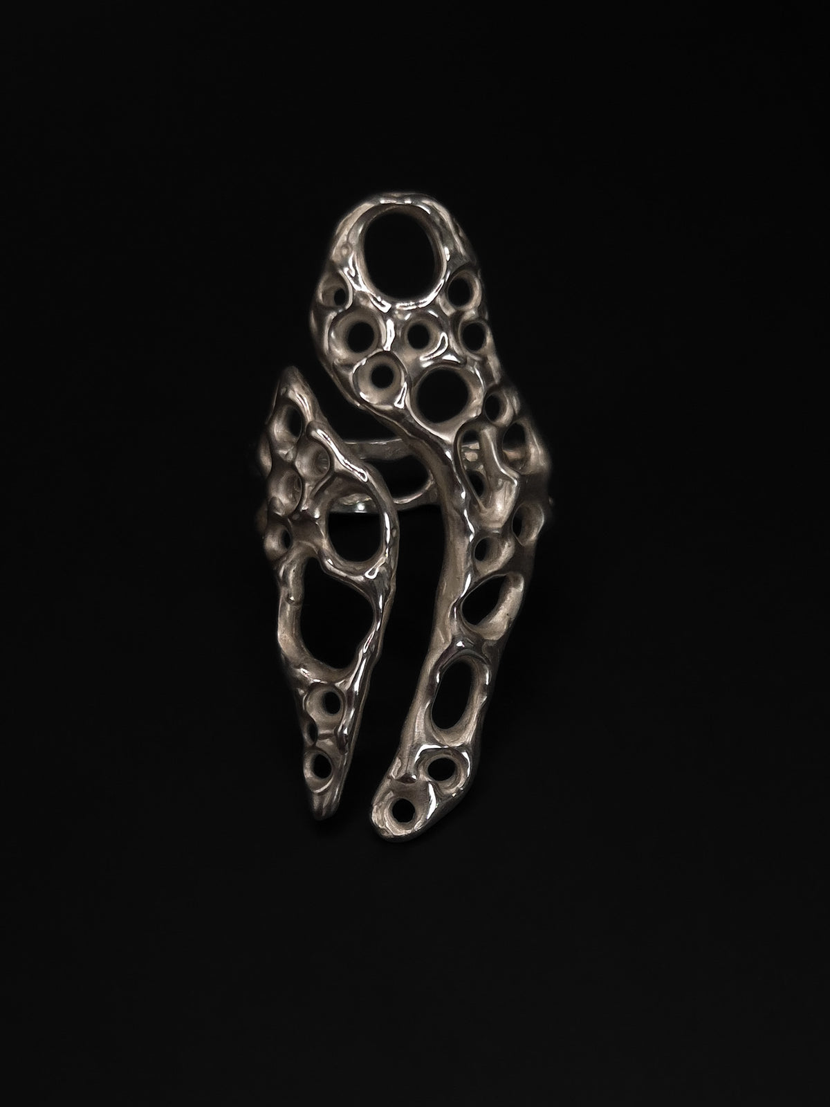 Bague totem fossile