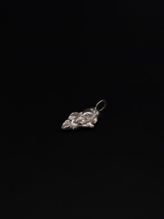 Pendentif cœur gelé