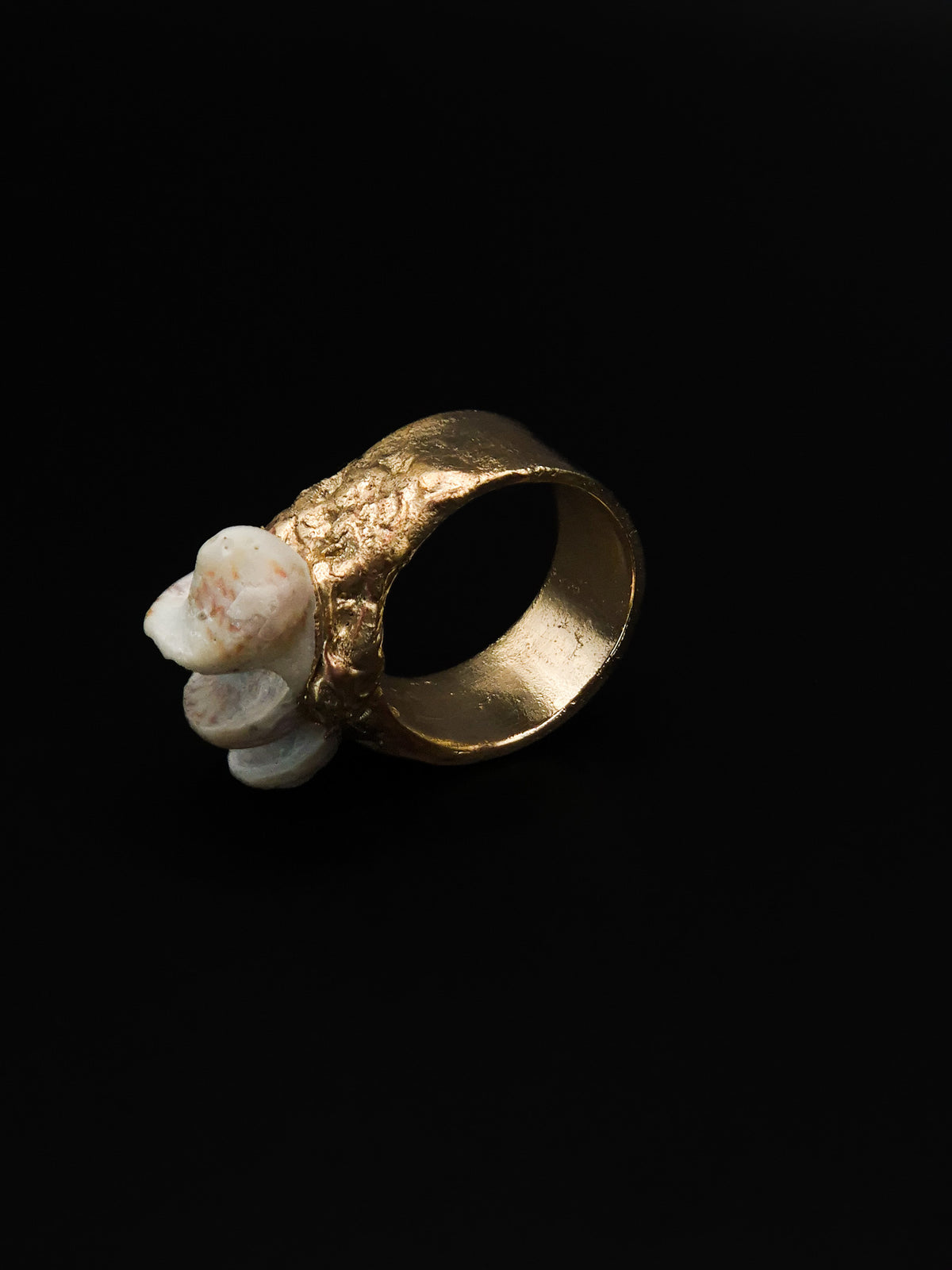 Bague corne d'écume